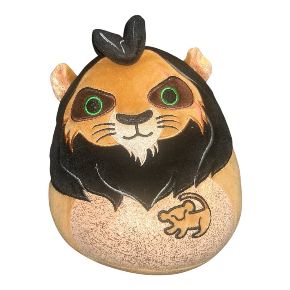 Disney The Lion King Scar 8" Squishmallows Plush Kellytoy Collectible